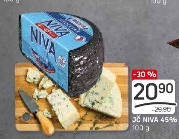 Sýr Niva Jihočeská 45% Madeta