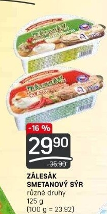 Sýr termizovaný Zálesák