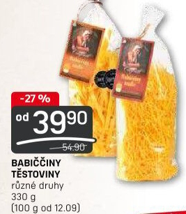 Těstoviny babiččiny Druid