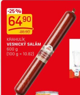 Vesnický salám Krahulík