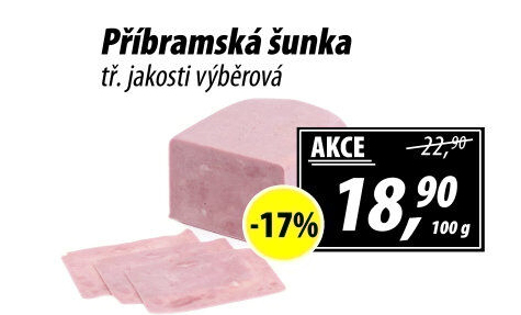 Šunka výběrová příbramská