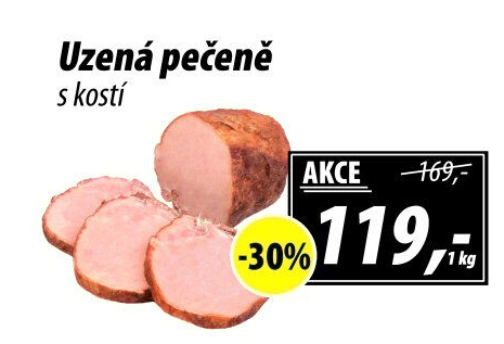 Uzená pečeně s kostí