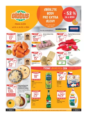 akční leták Globus 24.4.2024-30.4.2024