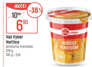 Hořčice plnotučná Váš Výběr