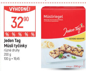 Müsli tyčinky Jeden Tag