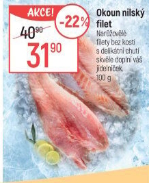 Okoun nilský filety
