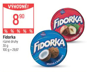 Oplatky Fidorka Opavia