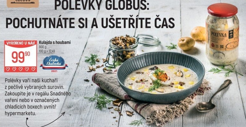 Polévka kulajda Globus