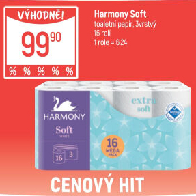 Toaletní papír 3vrstvý Harmony