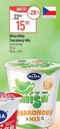 Dezert Tvarohový mls Míša Olma