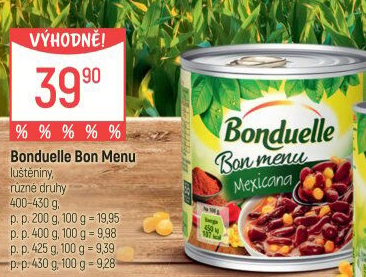 Fazole Mexicana Bon Menu Bonduelle