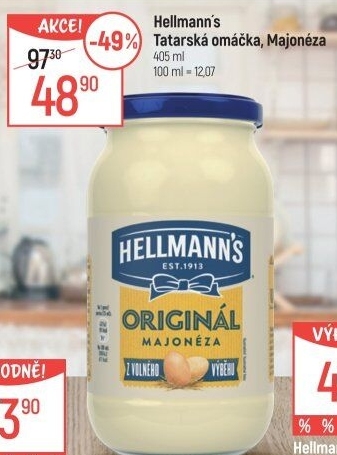 Tatarská omáčka Hellmann'