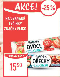 Tyčinka Super Ořechy Emco