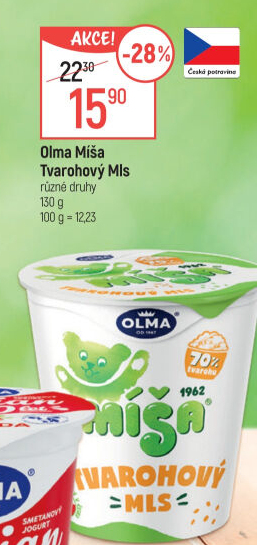 Dezert Tvarohový mls Míša Olma