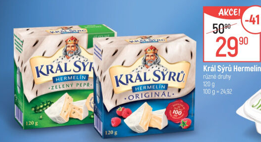 Sýr Hermelín Král sýrů