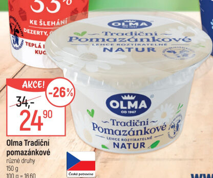 Tradiční pomazánkové Olma