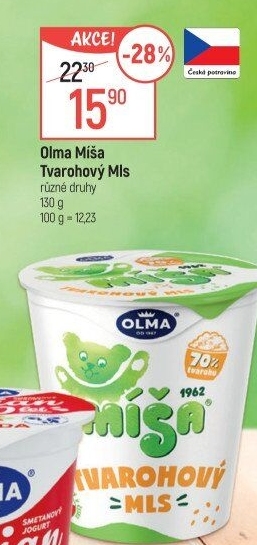 Dezert Tvarohový mls Míša Olma