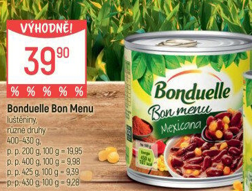 Fazole Mexicana Bon Menu Bonduelle