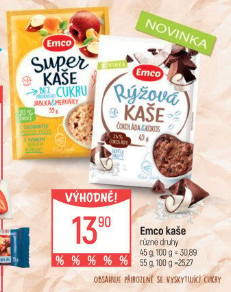 Kaše ovesná Emco