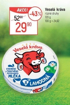 Sýr tavený Veselá kráva