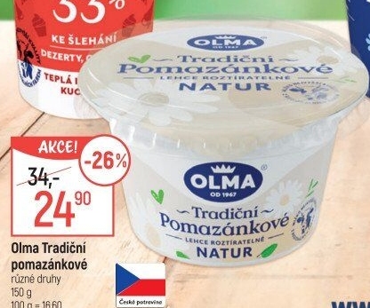 Tradiční pomazánkové Olma