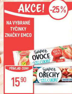 Tyčinka Super Ořechy Emco