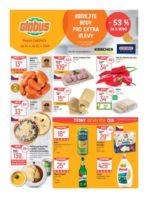akční leták Globus 24.4.2024-30.4.2024