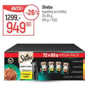 Kapsičky pro kočky Sheba