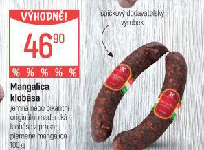 Klobása Mangalica