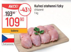 Kuřecí stehenní řízky