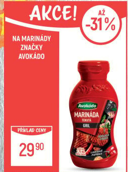 Marináda Avokádo
