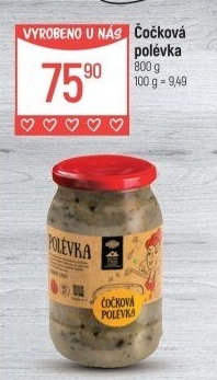 Polévka čočková Globus