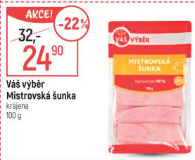Šunka dušená Mistrovská Váš Výběr