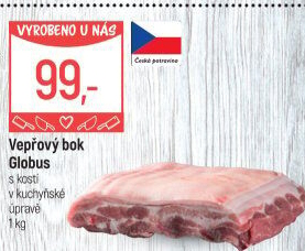 Vepřový bok s kostí Globus