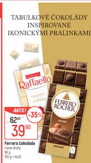 Čokoláda Ferrero Rocher