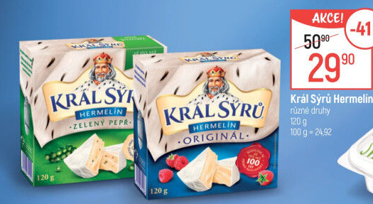 Sýr Hermelín Král sýrů
