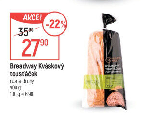 Chléb kváskový Tousťáček Breadway