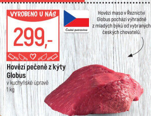 Hovězí pečeně z kýty Globus