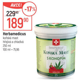 Koňská mast hřejivá Herbamedicus