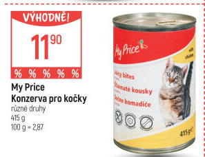 Konzerva pro kočky My Price
