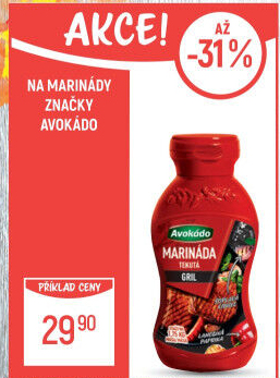 Marináda Avokádo