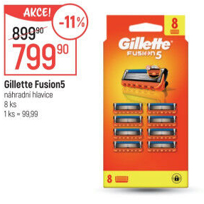 Náhradní hlavice pánské Fusion5 Gillette