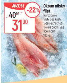 Okoun nilský filety