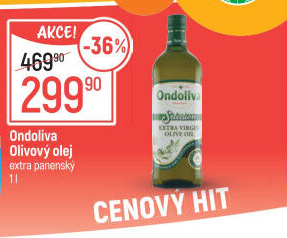 Olivový olej extra panenský Ondoliva