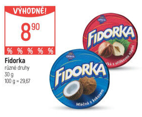 Oplatky Fidorka Opavia