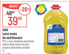 Směs do ostřikovačů letní OHO
