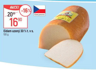 Sýr Eidam uzený 30%