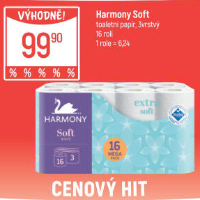 Toaletní papír 3vrstvý Harmony