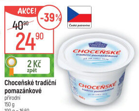 Tradiční pomazánkové Choceňské