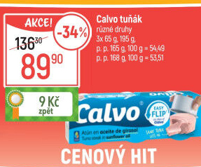 Tuňák v oleji Calvo